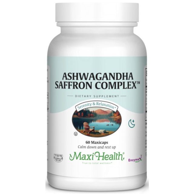 Ashwagandha Saffron Complex 60 caps Maxi Health