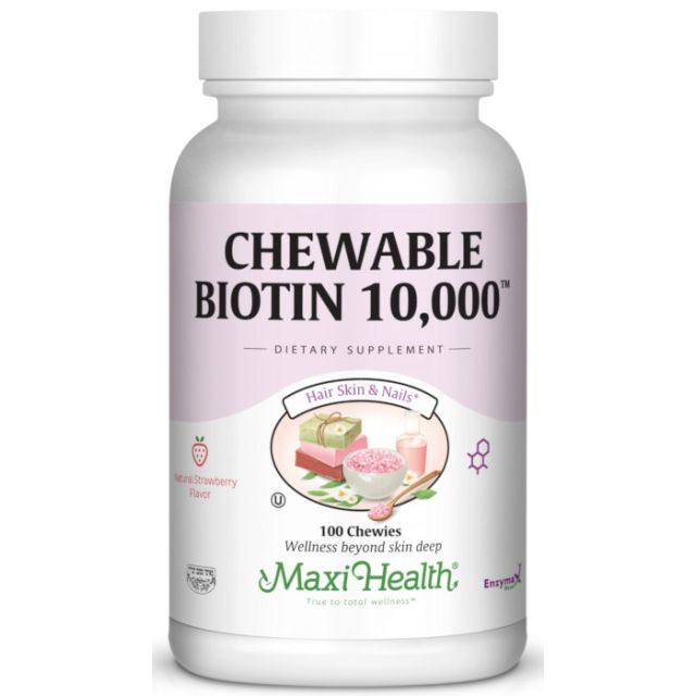 Chewable Biotin 10,000 - 100 Chewies Maxi Health