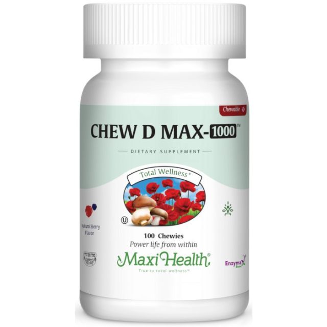Chew D Max 2000 100 Chews Maxi Health