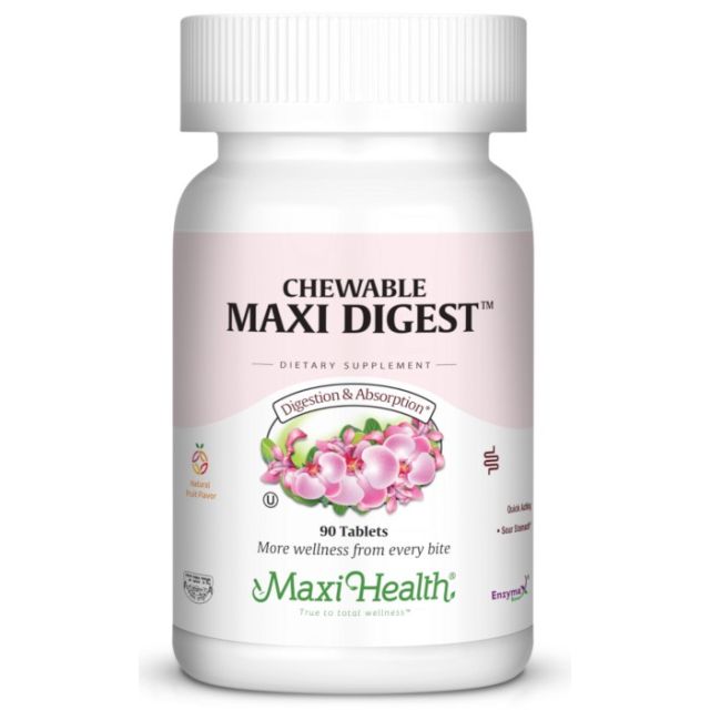 Chewable Maxi Digest 90 Tabs  Maxi Health