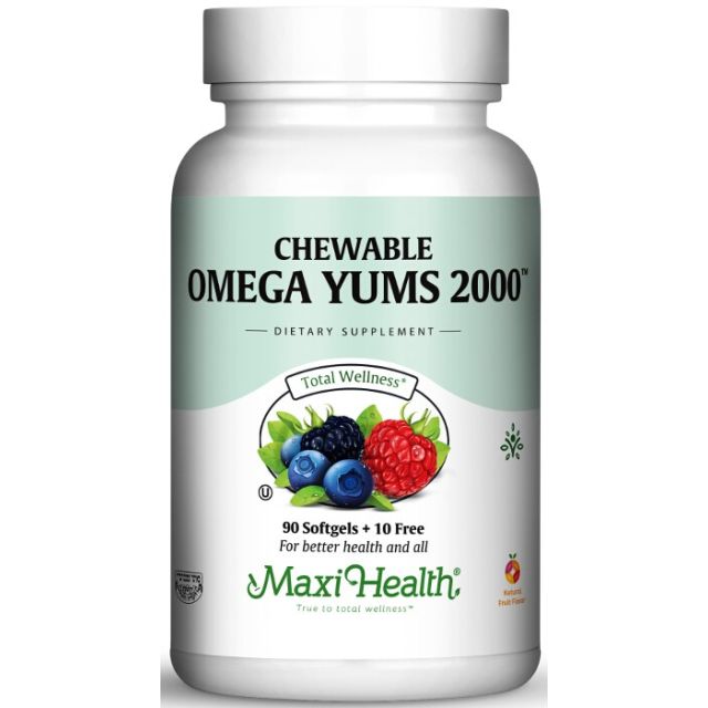 Chewable Omega Yums 2000-100 Chewable Softgels Maxi