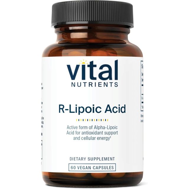 R-Lipoic Acid 200mg 60 caps Vital Nutrients
