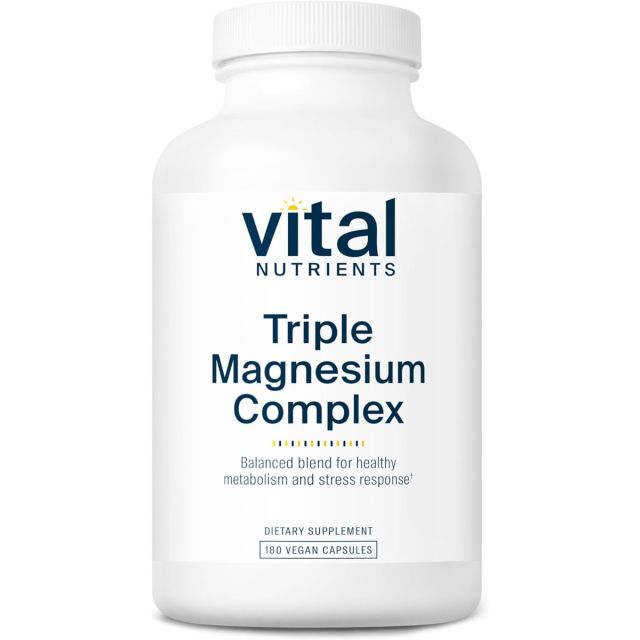 Triple Magnesium Complex 250mg 180 vcaps Vital Nutrients