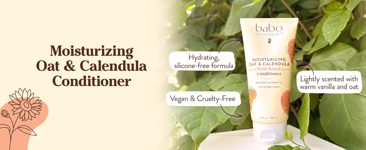 Babo Botanicals Moisturizing Oat & Calendula Conditioner Babo Botanicals Moisturizing Oat & Calendula Conditioner