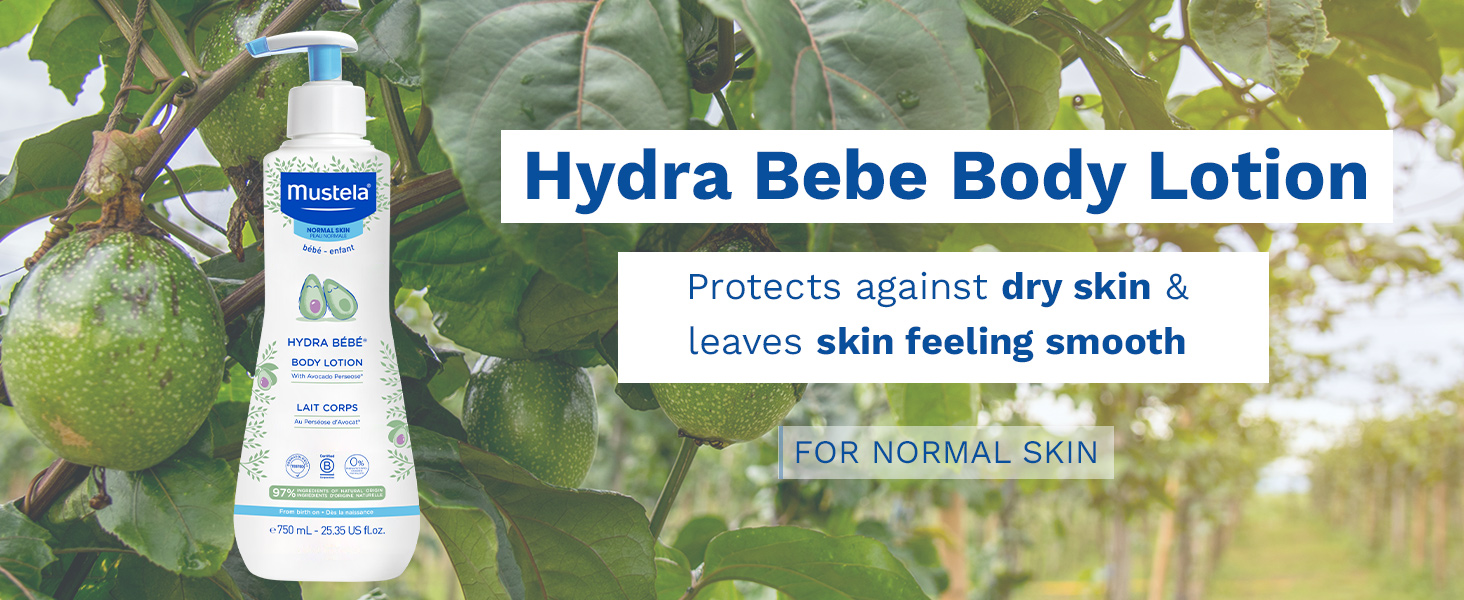 Mustela Hydra Bebe body lotion 300mL protects against dry skin