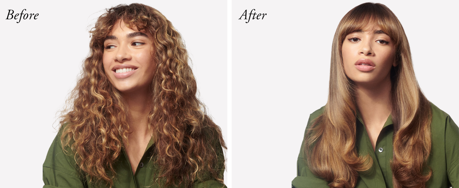 Oribe Shampoo for Beautiful Color clear results Oribe Shampoo for Beautiful Color before and after